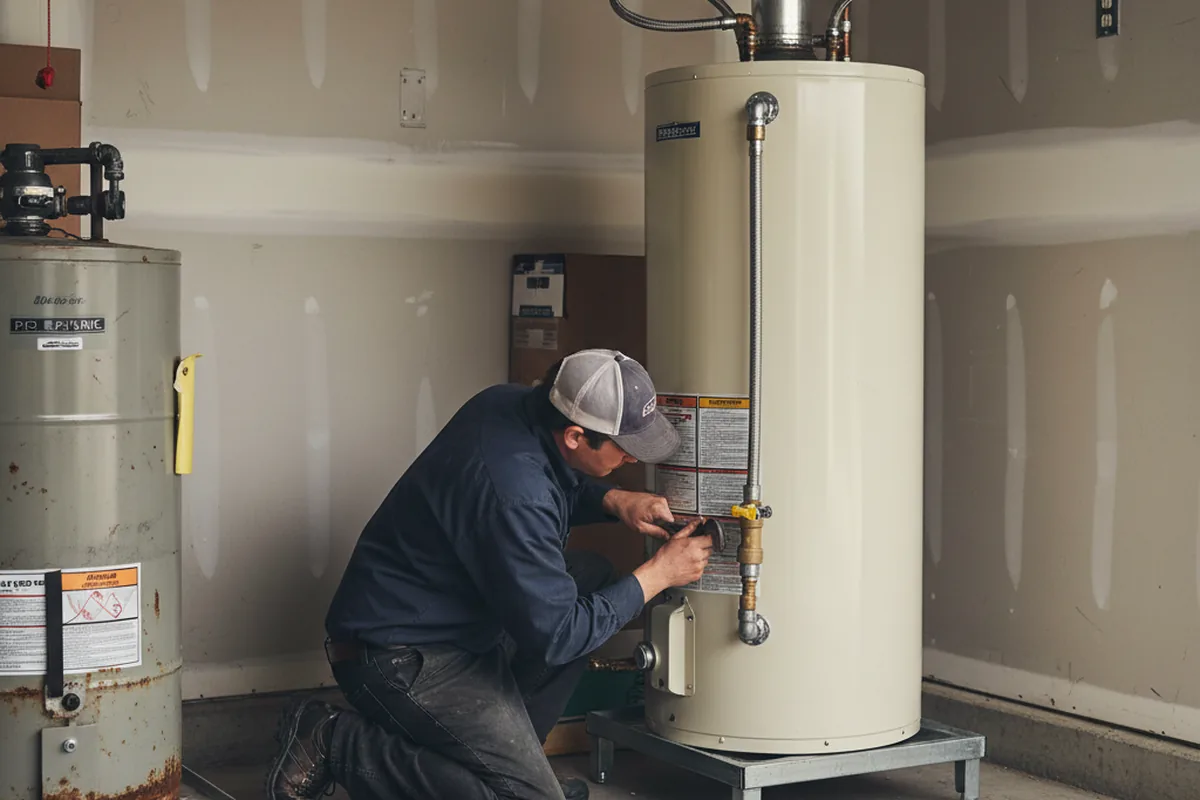 Water heater and shutoff valve replacement in Ronan